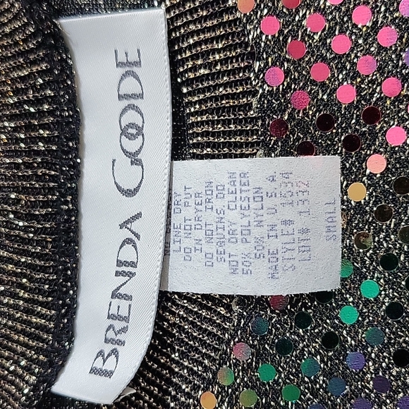 Brenda Goode Sequined Rainbow Top - Picture 5 of 6